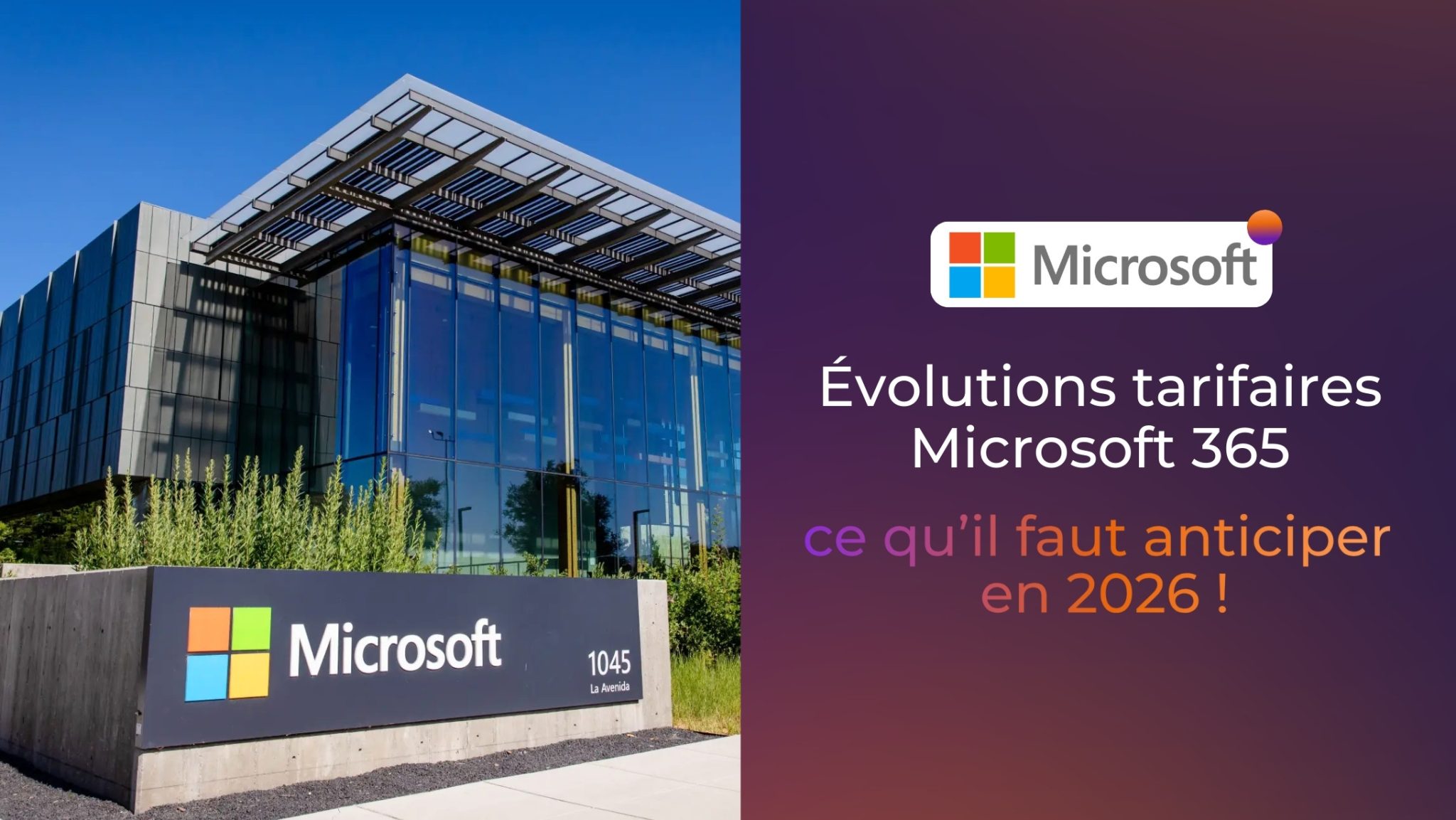 Evolutions tarifaires Microsoft 365 - Anticiper 2026