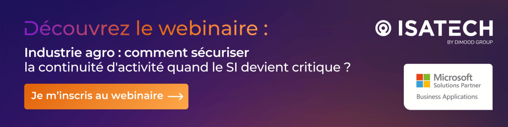 webinaires industrie agroalimentaire problemes si Isatech