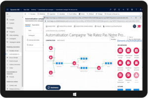 tablette automatisation campagne clickdimension